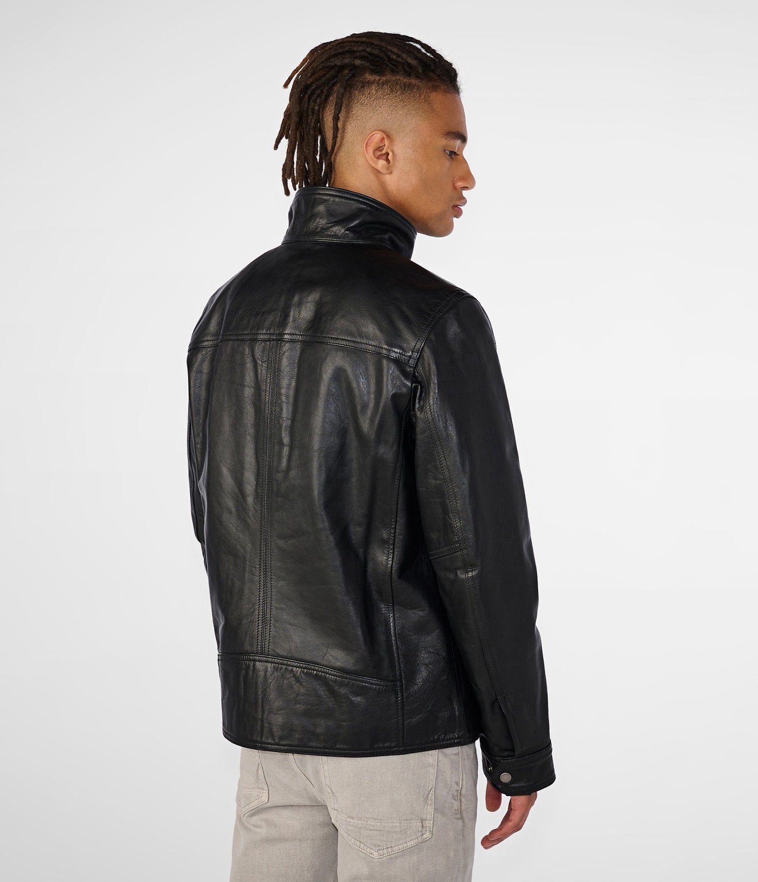 Vintage Black Leather Jacket